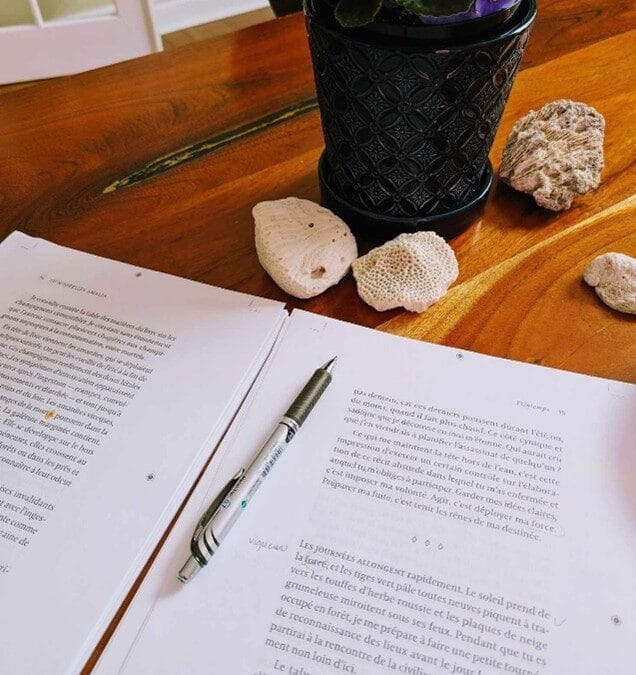 Je relis, je rature, je recommence