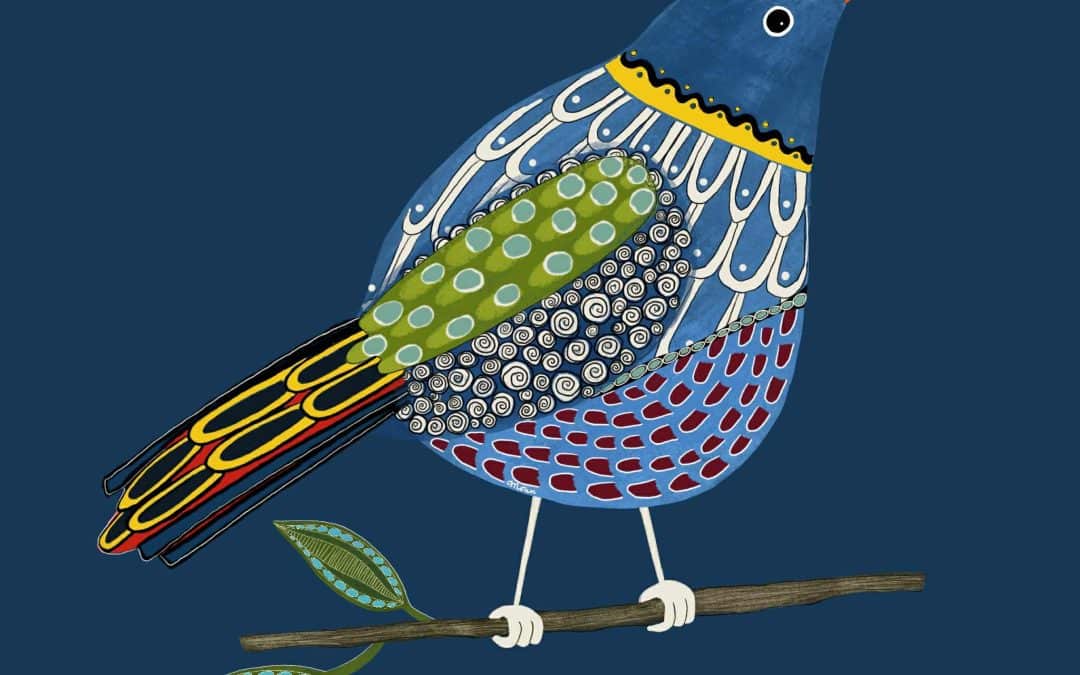 Petit oiseau de toutes les couleurs